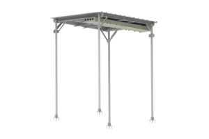 860681542-1013 | RAIN CANOPY WITH SECURE CABLE CHASE