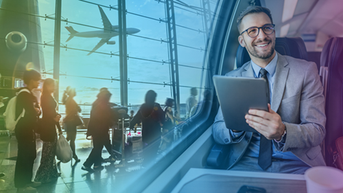 shutterstock_2359289899 train airport