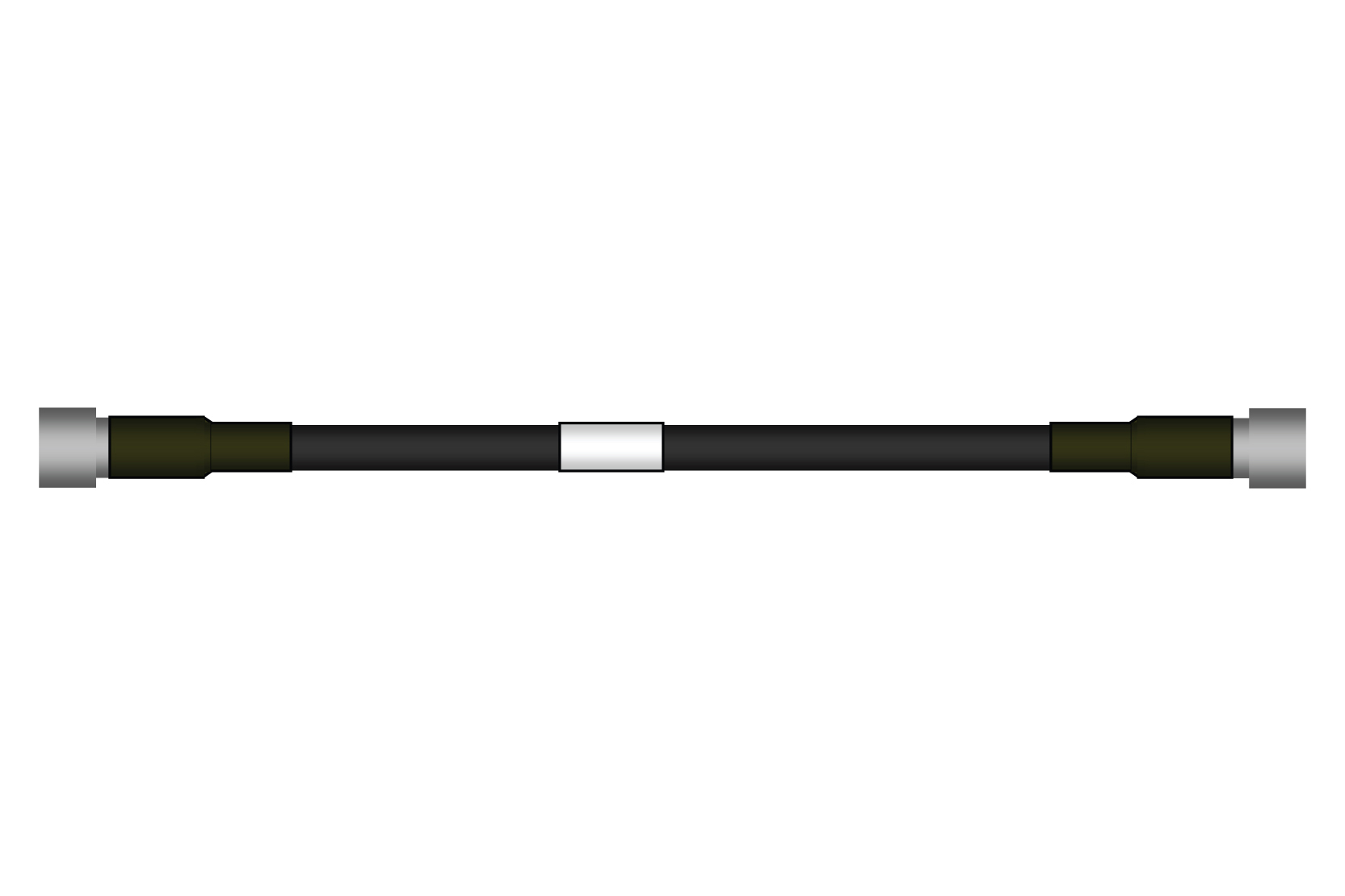 thumbnail image 2 of Andrew F4A-PNMNM-6 6ft SureFlex Assembly – 1.83M Coaxial Cable 2 of 6